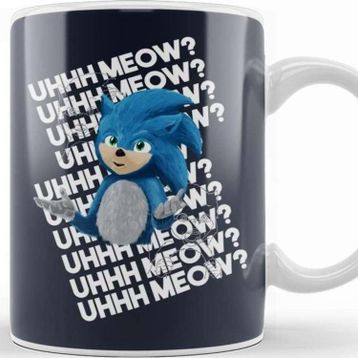 Baskı Dükkanı Sonic Uh Meow Kupa