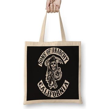 Baskı Dükkanı Sons of Anarchy Bez Çanta