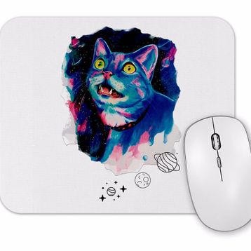 Baskı Dükkanı Space Cat Kedi Mouse Pad
