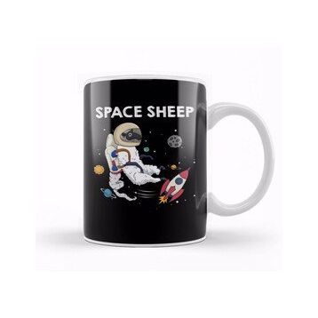 Baskı Dükkanı Space Sheep Awesome Astronaut Galaxy Explorer Kupa
