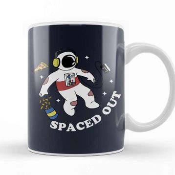 Baskı Dükkanı Spaceman Spaced Out Kupa