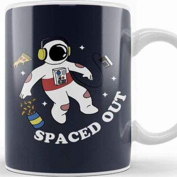 Baskı Dükkanı Spaceman Spaced Out Kupa