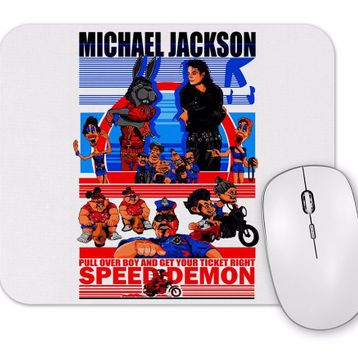 Baskı Dükkanı Speed Demon Michael Jackson Mouse Pad