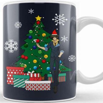 Baskı Dükkanı Spike Spiegel Around the Christmas Tree Kupa