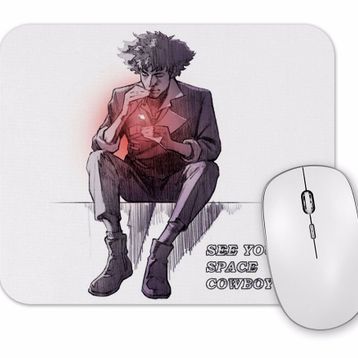 Baskı Dükkanı Spikespiegel Space Cowboy Mouse Pad