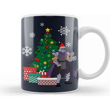 Baskı Dükkanı Splinter Tmnt Around the Christmas Tree Kupa