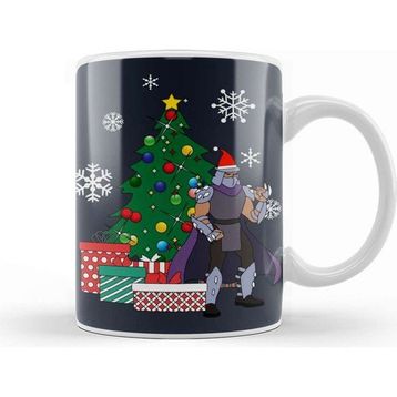 Baskı Dükkanı Splinter Tmnt Around the Christmas Tree Kupa