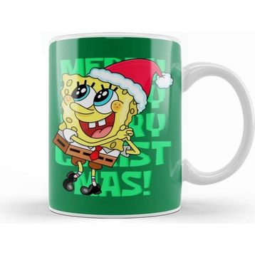Baskı Dükkanı Spongebob Christmas Süngerbob Kupa