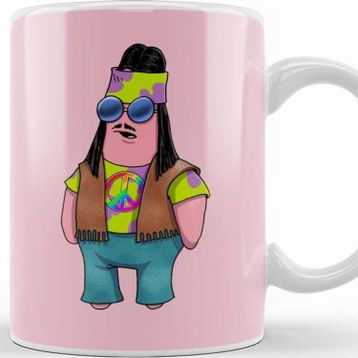 Baskı Dükkanı Spongebob Hippie Patrick Kupa