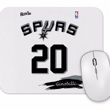 Baskı Dükkanı Spurs 20 Ginobilli Branca Rox Ink Mouse Pad