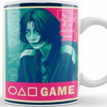 Baskı Dükkanı Squid Game Korean Deadly Game Kupa