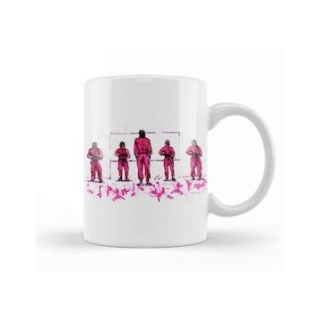 Baskı Dükkanı Squid Game Pink Soldiers 01 Kupa