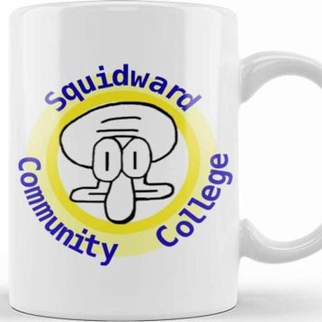 Baskı Dükkanı Squidward Community College Kupa