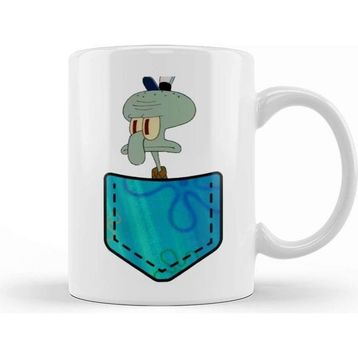 Baskı Dükkanı Squidward Tentacles Pocket Kupa