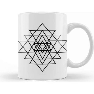 Baskı Dükkanı Sri Yantra 01 Kupa