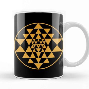 Baskı Dükkanı Sri Yantra Kupa