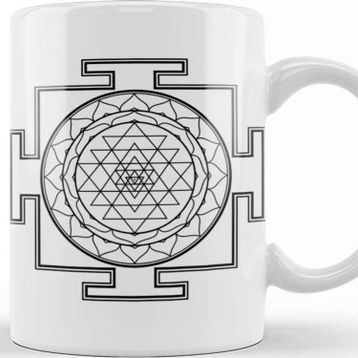 Baskı Dükkanı Sri Yantra Kupa