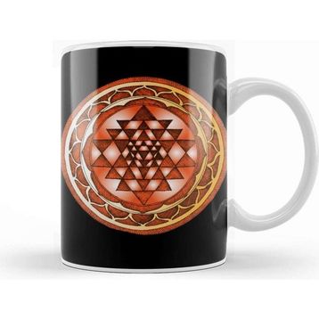 Baskı Dükkanı Sri Yantra Mandala Kupa