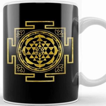 Baskı Dükkanı Sri Yantra Sri Chakra Kupa