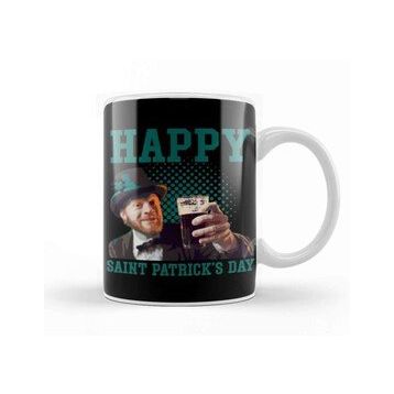 Baskı Dükkanı St Patricks Day Skull Kupa
