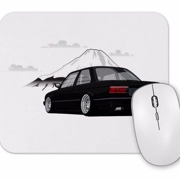 Baskı Dükkanı Stanced Out E30 Black Mouse Pad