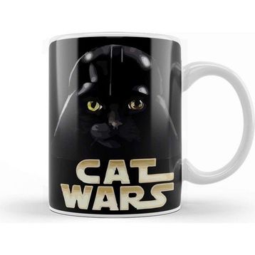 Baskı Dükkanı Star Cat Wars 010 Kupa