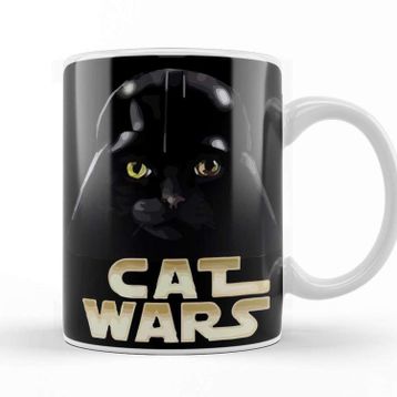 Baskı Dükkanı Star Cat Wars 010 Kupa