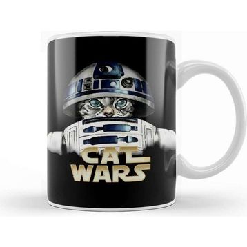 Baskı Dükkanı Star Cat Wars 011 Kupa