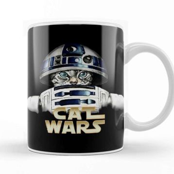 Baskı Dükkanı Star Cat Wars 011 Kupa