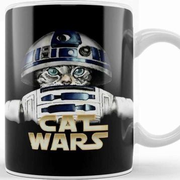 Baskı Dükkanı Star Cat Wars 011 Kupa