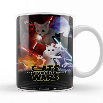 Baskı Dükkanı Star Cat Wars 018 Kupa