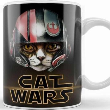 Baskı Dükkanı Star Cat Wars 019 Kupa