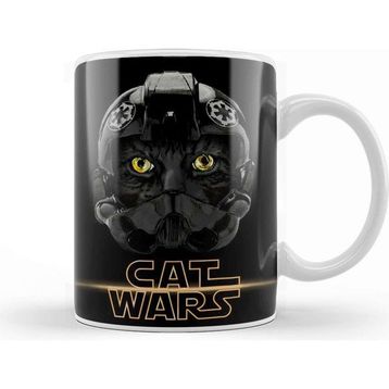 Baskı Dükkanı Star Cat Wars 021 Kupa