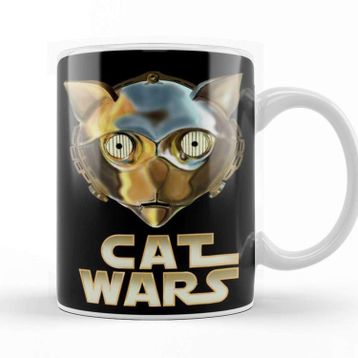 Baskı Dükkanı Star Cat Wars 021 Kupa