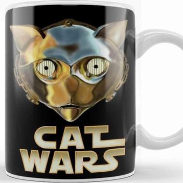Baskı Dükkanı Star Cat Wars 021 Kupa