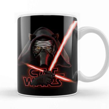Baskı Dükkanı Star Cat Wars 022 Kupa