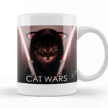Baskı Dükkanı Star Cat Wars 05 Kupa