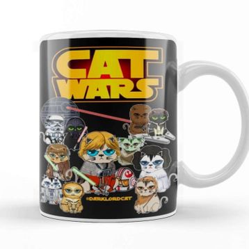 Baskı Dükkanı Star Cat Wars 07 Kupa