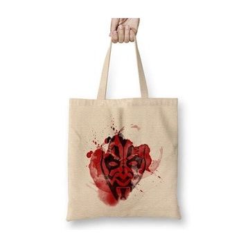 Baskı Dükkanı Star Wars Darth Maul Bez Çanta