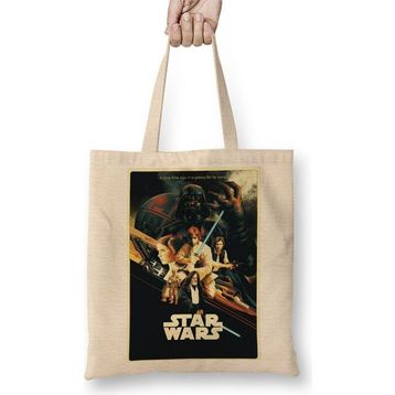Baskı Dükkanı Star Wars Guerra Nas Estrelas Bez Çanta