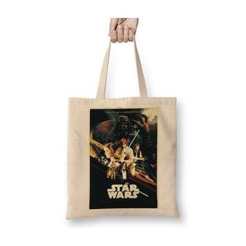 Baskı Dükkanı Star Wars Guerra Nas Estrelas Bez Çanta