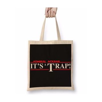 Baskı Dükkanı Star Wars Its a Trap Bez Çanta