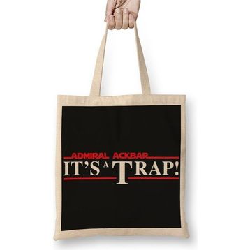 Baskı Dükkanı Star Wars Its a Trap Bez Çanta