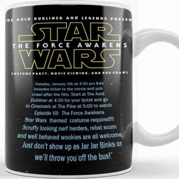 Baskı Dükkanı Star Wars Opening Crawl 04 Kupa