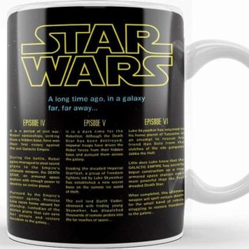 Baskı Dükkanı Star Wars Opening Crawl Kupa