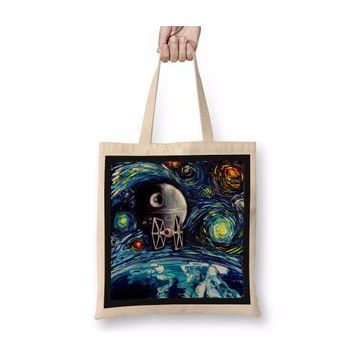 Baskı Dükkanı Star Wars Van Gogh Never Saw Bez Çanta
