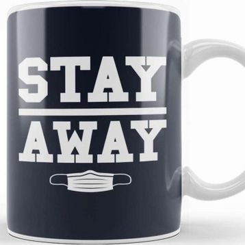 Baskı Dükkanı Stay Away Virus Kupa