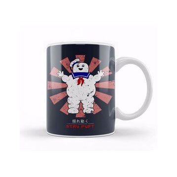 Baskı Dükkanı Stay Puft Retro Japanese Ghostbusters Kupa