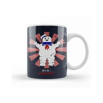 Baskı Dükkanı Stay Puft Retro Japanese Ghostbusters Kupa
