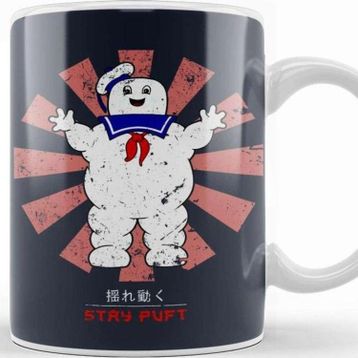 Baskı Dükkanı Stay Puft Retro Japanese Ghostbusters Kupa